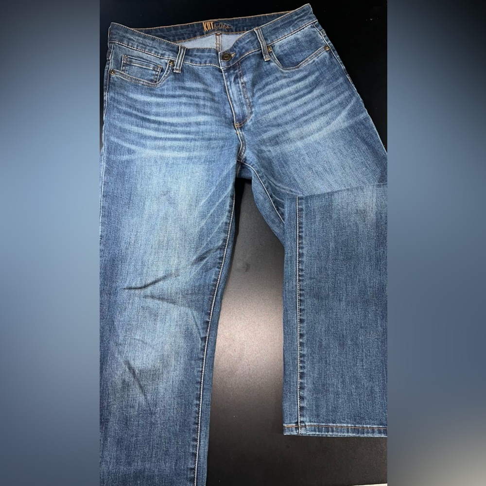 Kut from the Kloth Blue Boyfriend Style Jeans Size 10 EUC